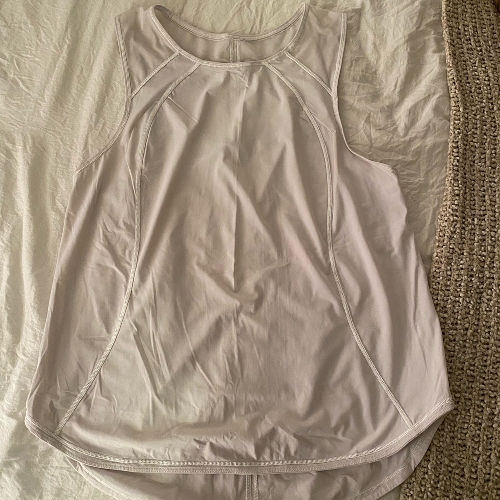 Lululemon tank, size 10, cutout hole in back